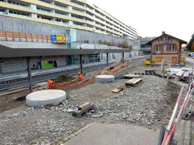 Wabern - Bahnhof Neubau 2