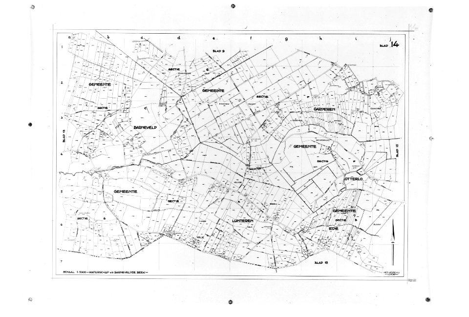 Waterschappen, overzichtskaarten, Barneveldse Beek, Bestanddeelnr 253-6954