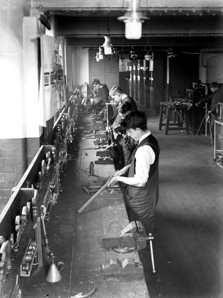 Watson House de fabriek van de Gas Light & Coke Company in Londen Onderricht a, Bestanddeelnr 189-0082