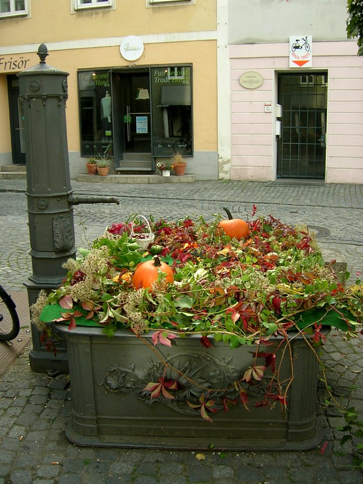 Westenstr Eichstätt -Brunnen Erntedank 2015