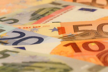 Background euro cash