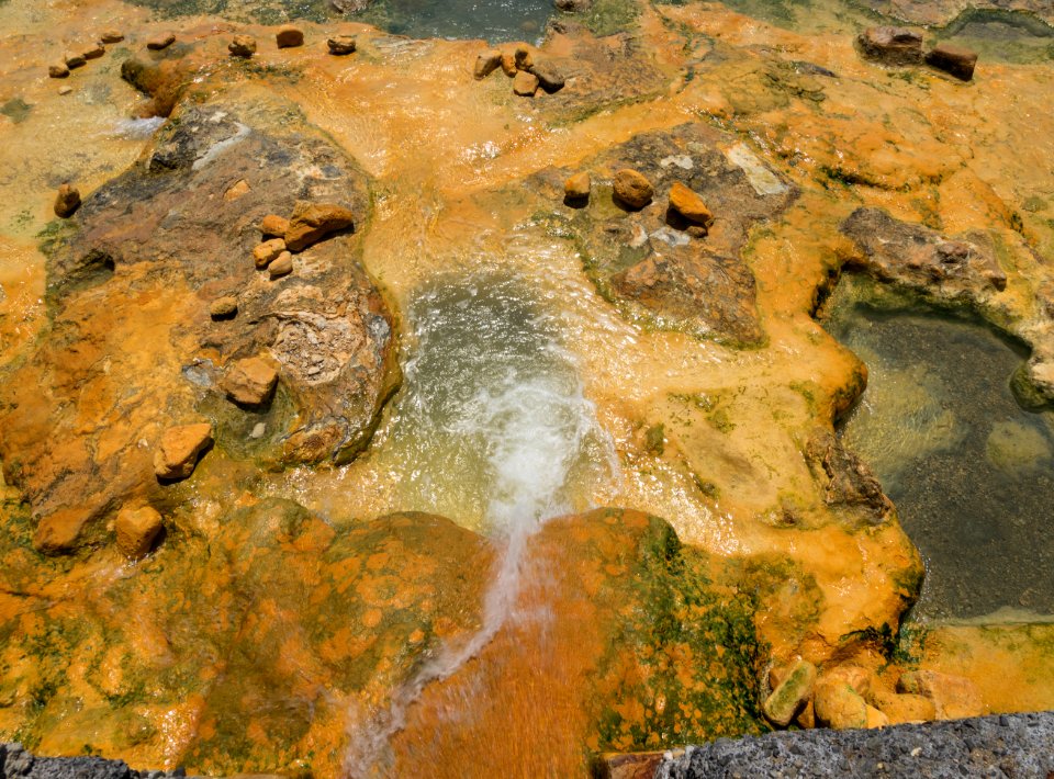 Water spring in Aidipsos Evia Greece