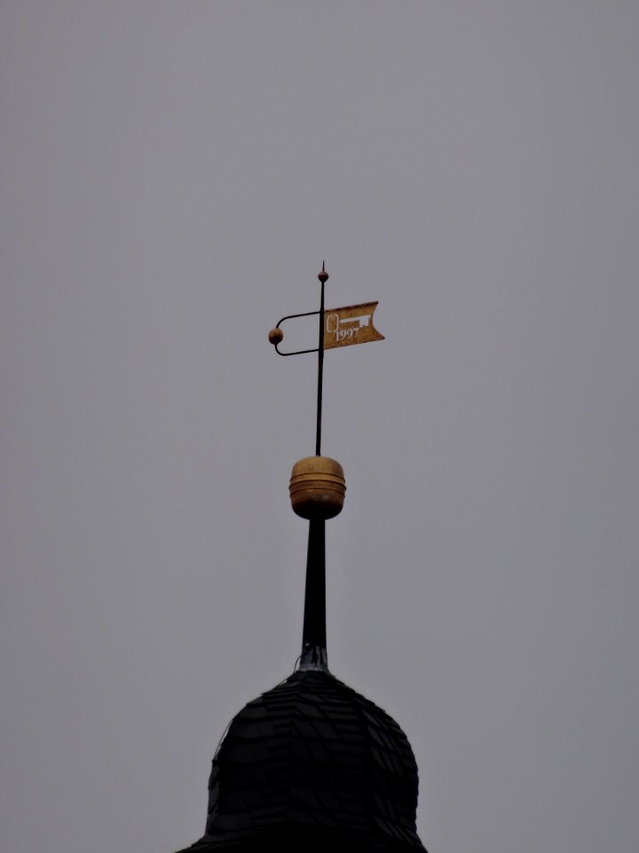 Wetterfahne auf der Kirche in Rüdigershagen