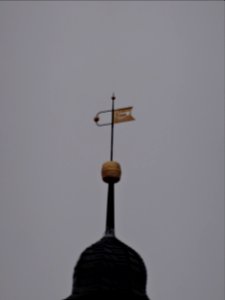 Wetterfahne auf der Kirche in Rüdigershagen