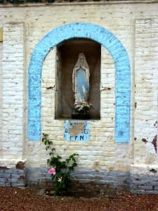Westrehem (Pas-de-Calais, Fr) oratoire-niche N.D. de Lourdes