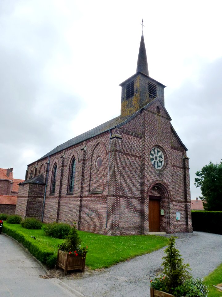 Westrehem (Pas-de-Calais, Fr) église