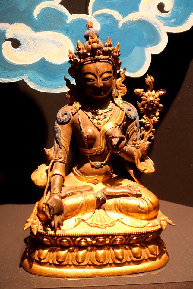 White Tara (Sitatara), origin unidentified - Etnografiska museet - Stockholm, Sweden - DSC01383