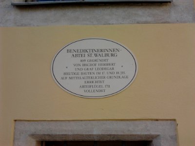 Walburgiberg 6 Eichstätt -Infotafel