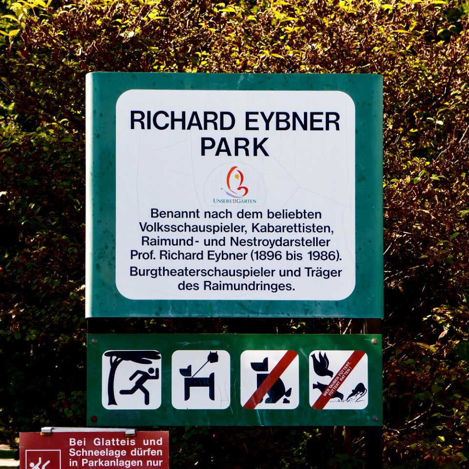 Wien 19 Richard-Eybner-Park f