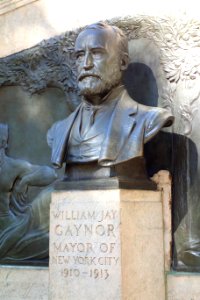 William Jay Gaynor Memorial bust - Brooklyn, NY - DSC07588