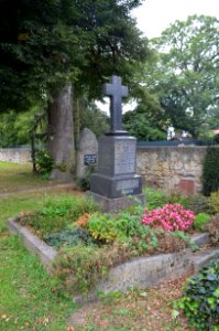Wallau, Friedhof, Grab Wick