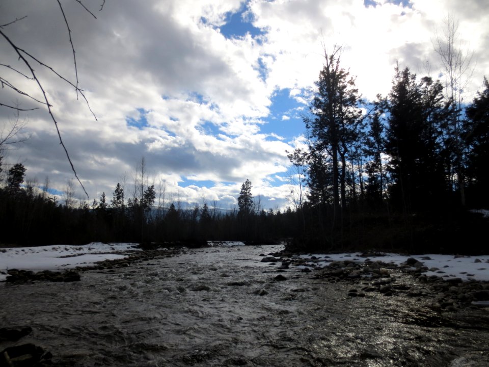 Winter Morning on Mission Creek near the Greenway 10km Marker