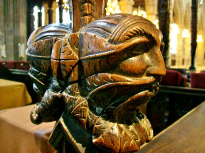 Wakefield Cathedral, bench end