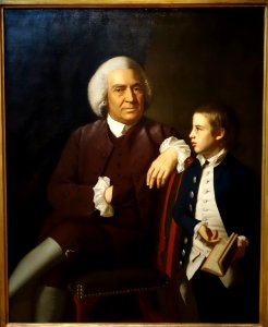 William Vassall and His Son Leonard, view 1, by John Singleton Copley, c. 1771, oil on canvas - De Young Museum - DSC01218