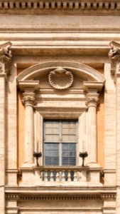 Window at the Musei Capitolini, Rome, Italy photo