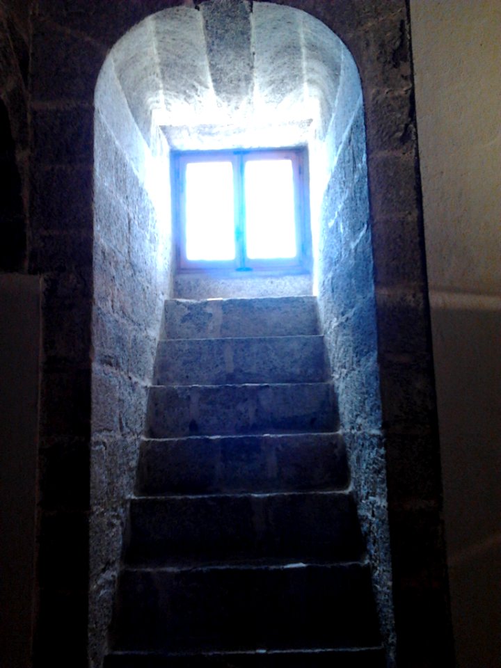 Window in the ground floor of the Escorial Monastery