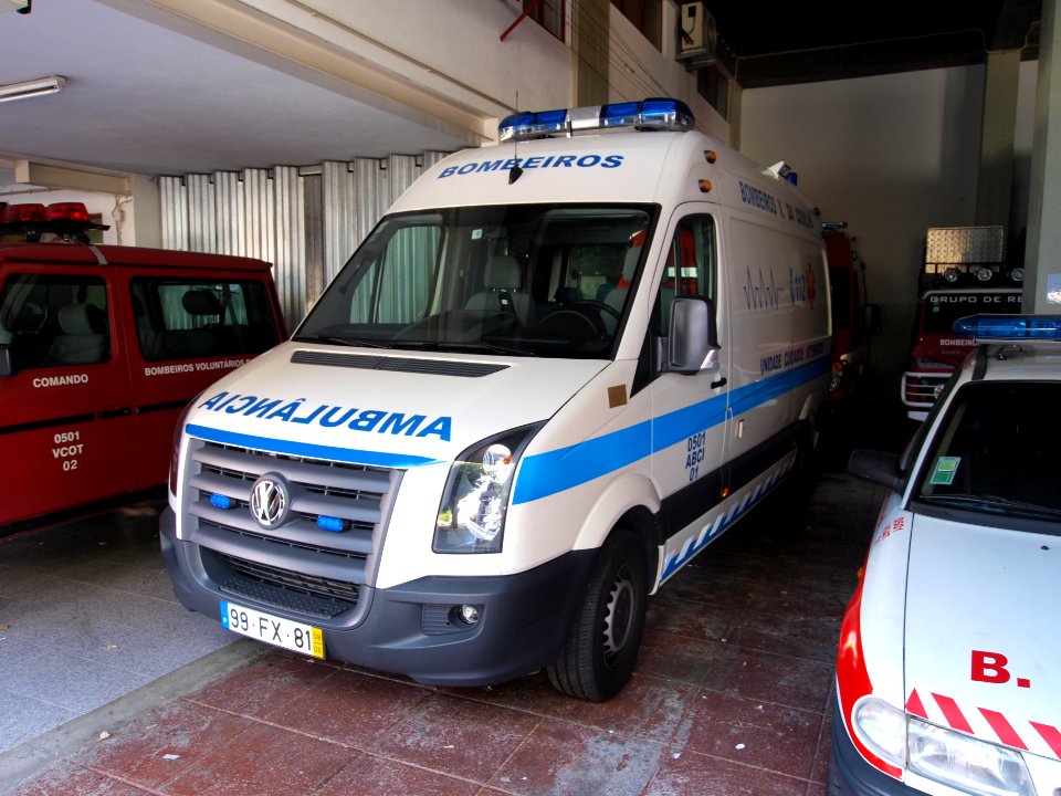 VW ambulance, Bombeiros Covilhã, Unit 0501 ABCI 01