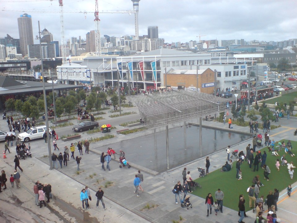 Wind Tree Sculpture And People
