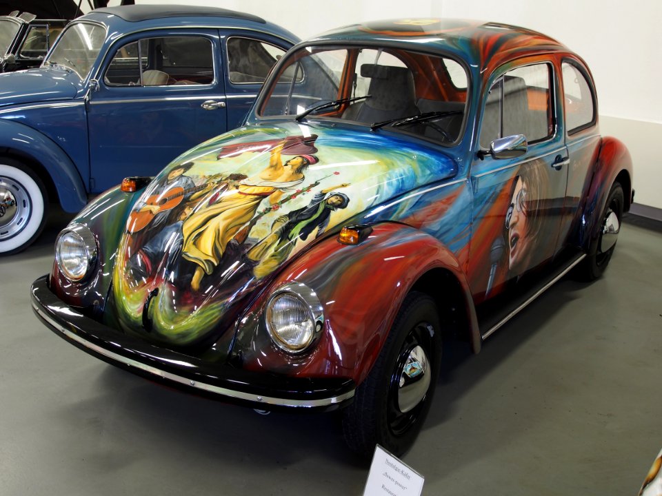 VW Kever Flower Power
