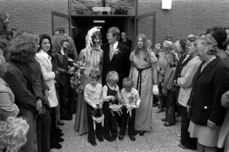 VVD-fractieleider Hans Wiegel gehuwd met Pien Frederiks te Hoogeveen, Bestanddeelnr 926-4503