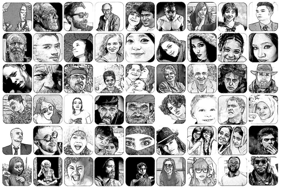 Photo album world population