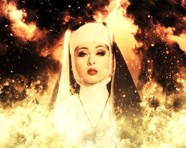 Woman religious spiritual