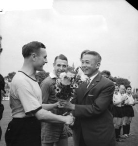 VVV tegen FC Grenchen (Zwitserland) 1-0. Intertoto. Gijs Nass neemt afscheid, Bestanddeelnr 912-7621