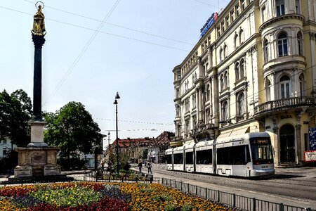 Austria tram tracks mariensäule