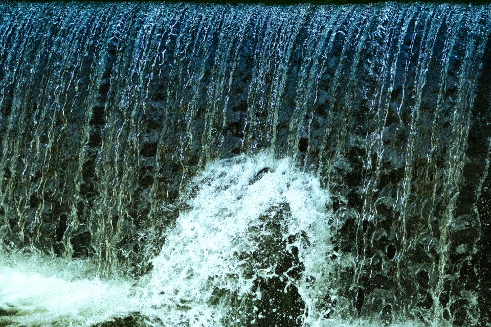 Running water cascade river