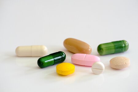 Drug capsule dietary supplements photo