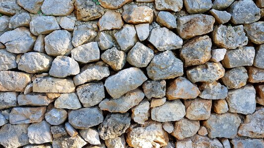 Rock fabric wall photo