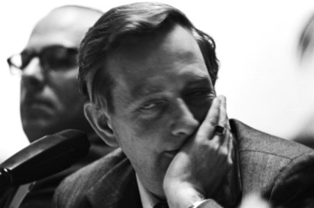 VVD-congres in Doelen, Rotterdam 30 Van Riel , kop, Bestanddeelnr 928-4642