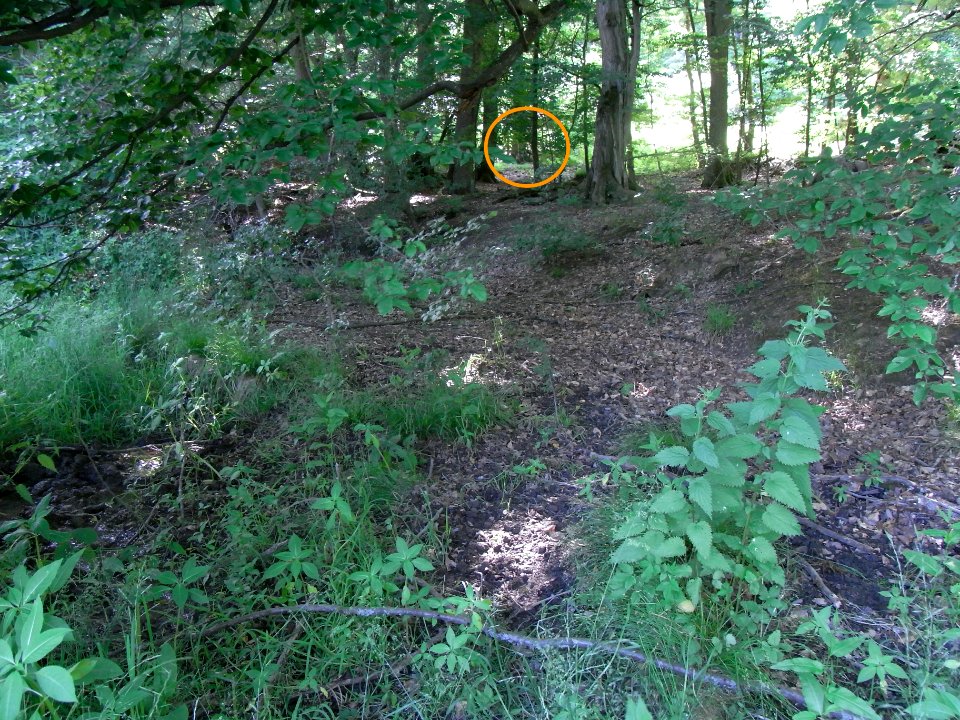 Wäschbach (li) Abfluss von Schwengelpumpe R0015227