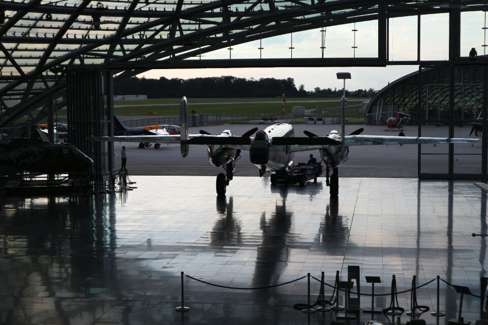 Aircraft red bull flying