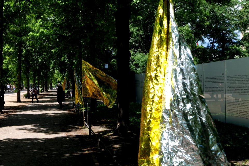 VVN-BdA protest at Sinti and Roma memorial 2020-06-06 12