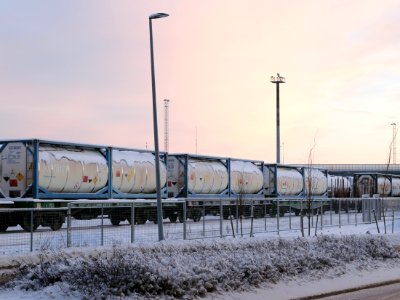 Wagons Rail Yard Oulu 20210110