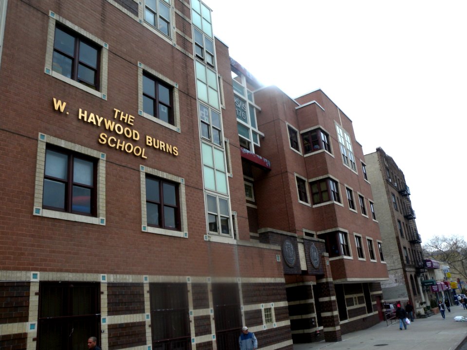 W Haywood Burns School Bwy Inwood jeh