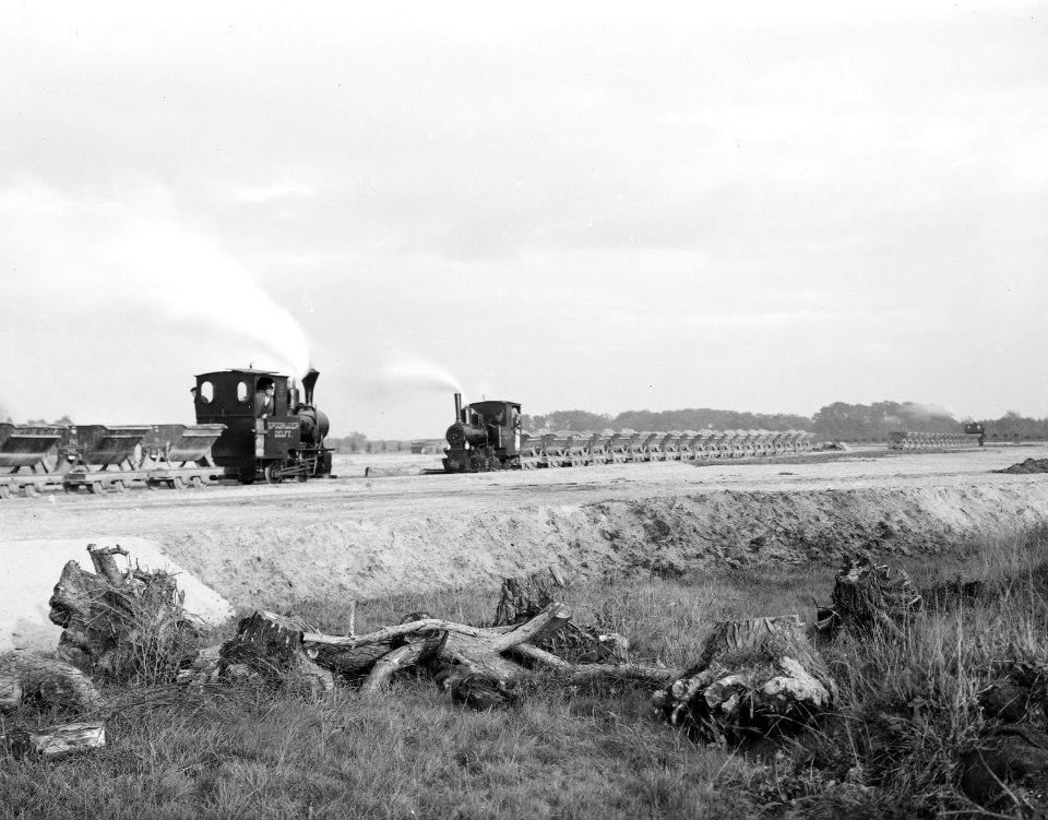 Wagenparken , de grote bree, Bestanddeelnr 192-0303
