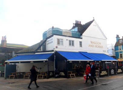 Waggon and Horses pub, 109 Church Street, North Laine, Brighton (December 2017)
