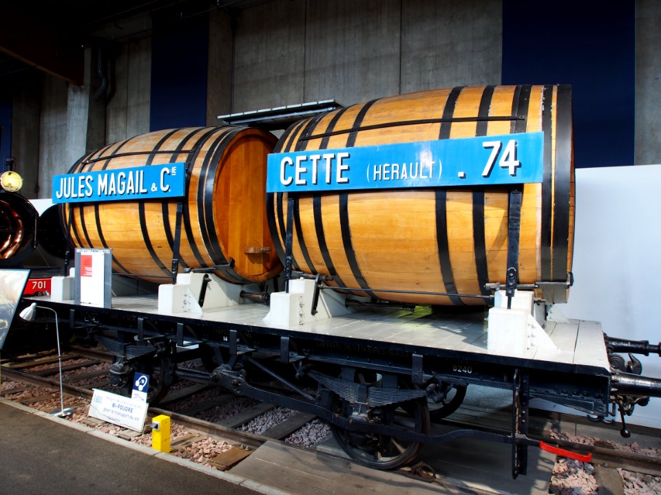 Wagon de marchandises BI-FOUDRE anno 1900, Jules Magail & Cie CETTE (herault) 74 photo 3