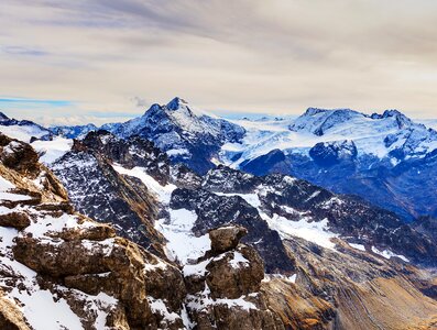 Panoramic ice switzerland photo