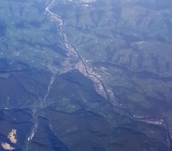 Waidhofen an der Ybbs from the sky