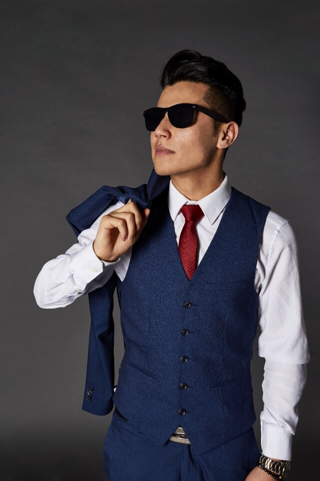 Handsome portrait adult