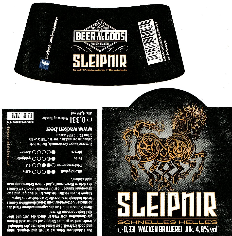 Wacken Brauerrei - Sleipnir - Schnelles Helles