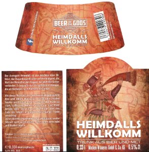 Wacken Brauerei - Heimdalls Willkomm - Trunk aus Bier und Met