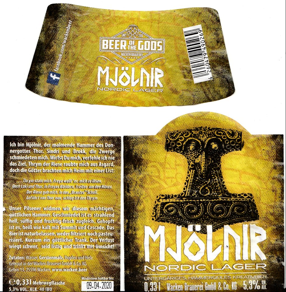 Wacken Brauerei - Mjölnir - Nordic Lager