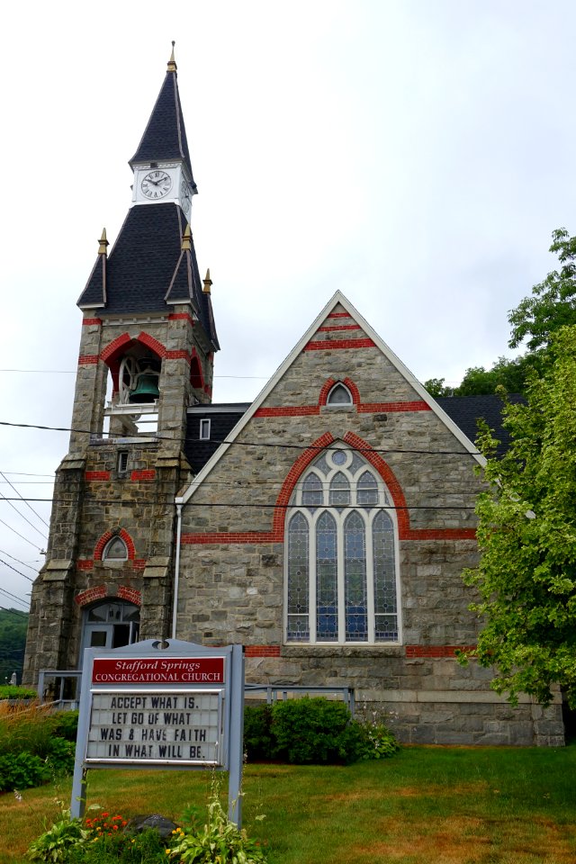 Stafford Springs Congregational Church - Stafford Springs, Connecticut - DSC04239