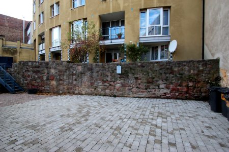 Stadtmauer Untere Karlsstraße in Kassel