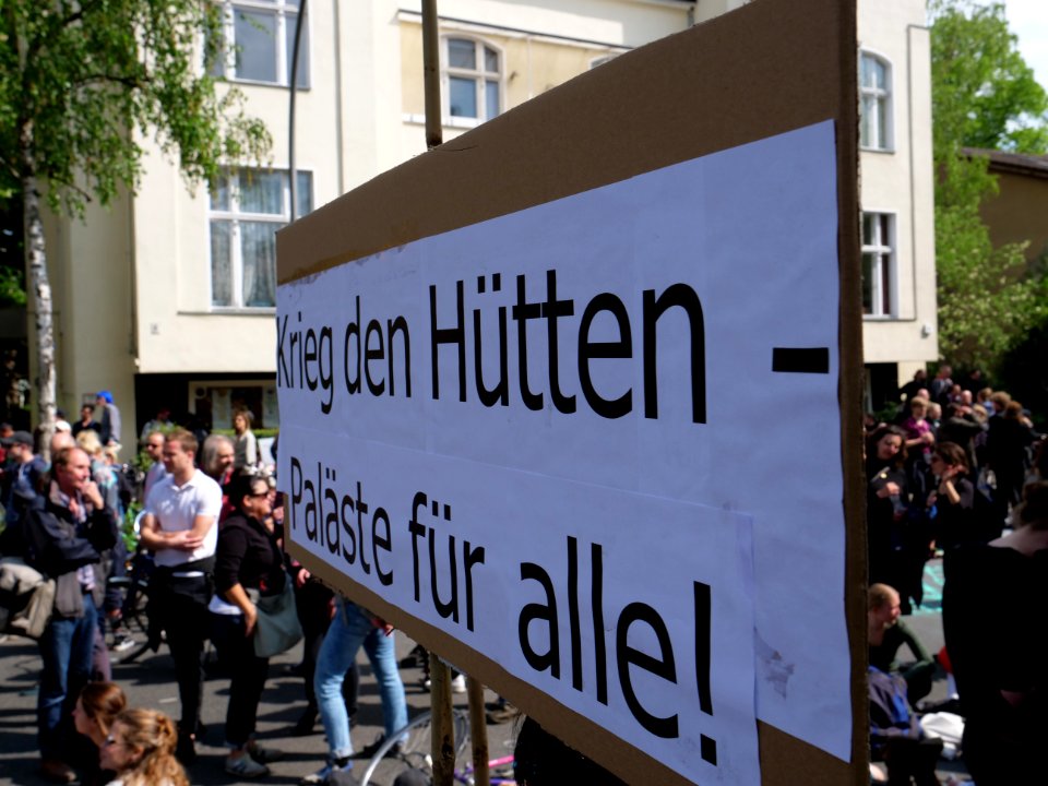 Start of the 1st may demonstration Grunewald 2019 26