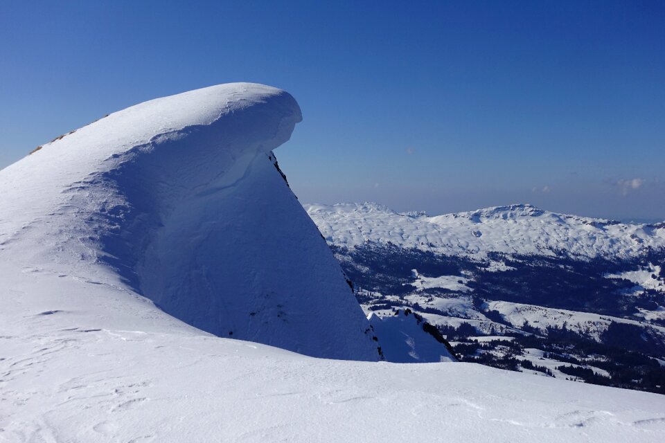 Winter mountain cold